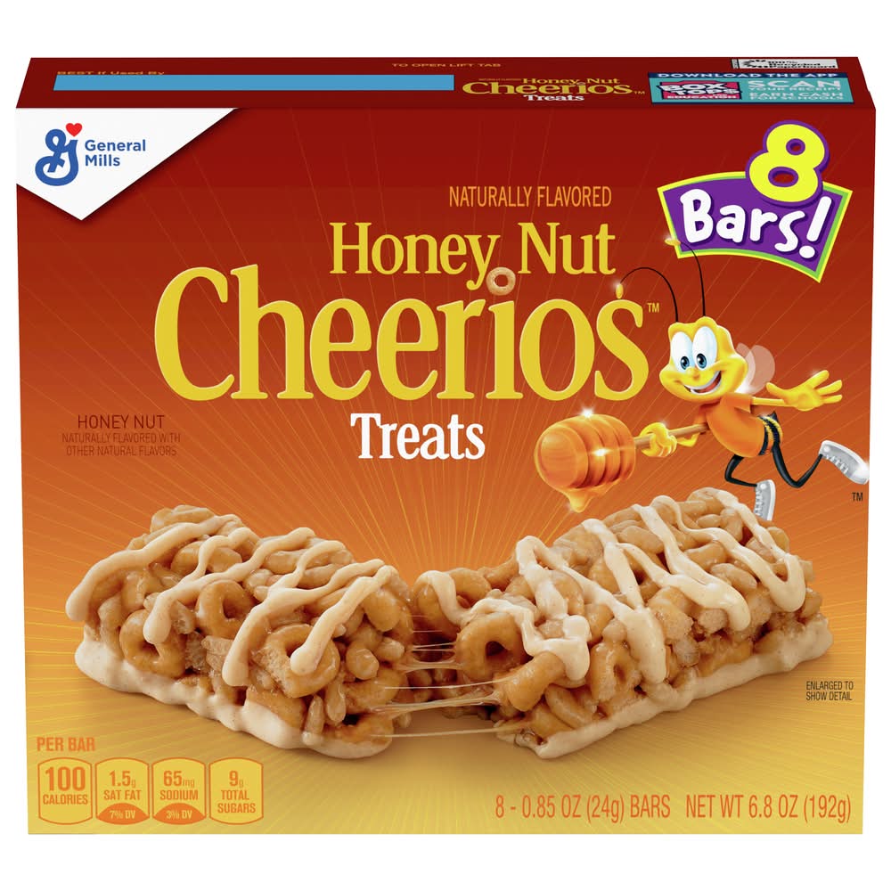 Cheerios Honey Nut Treat Bars (0.85 oz, 8 ct)