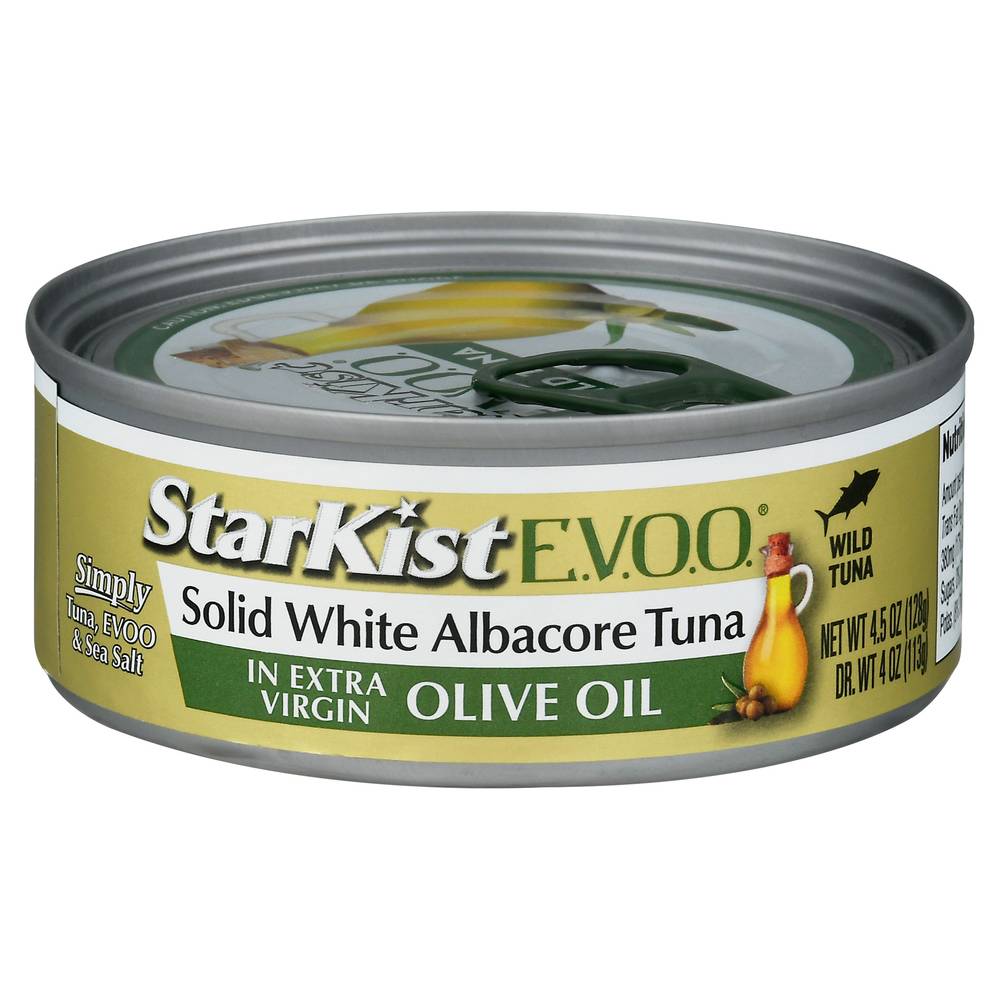 Starkist Solid White Albacore Tuna in Extra Virgin Olive Oil (4.5 oz)