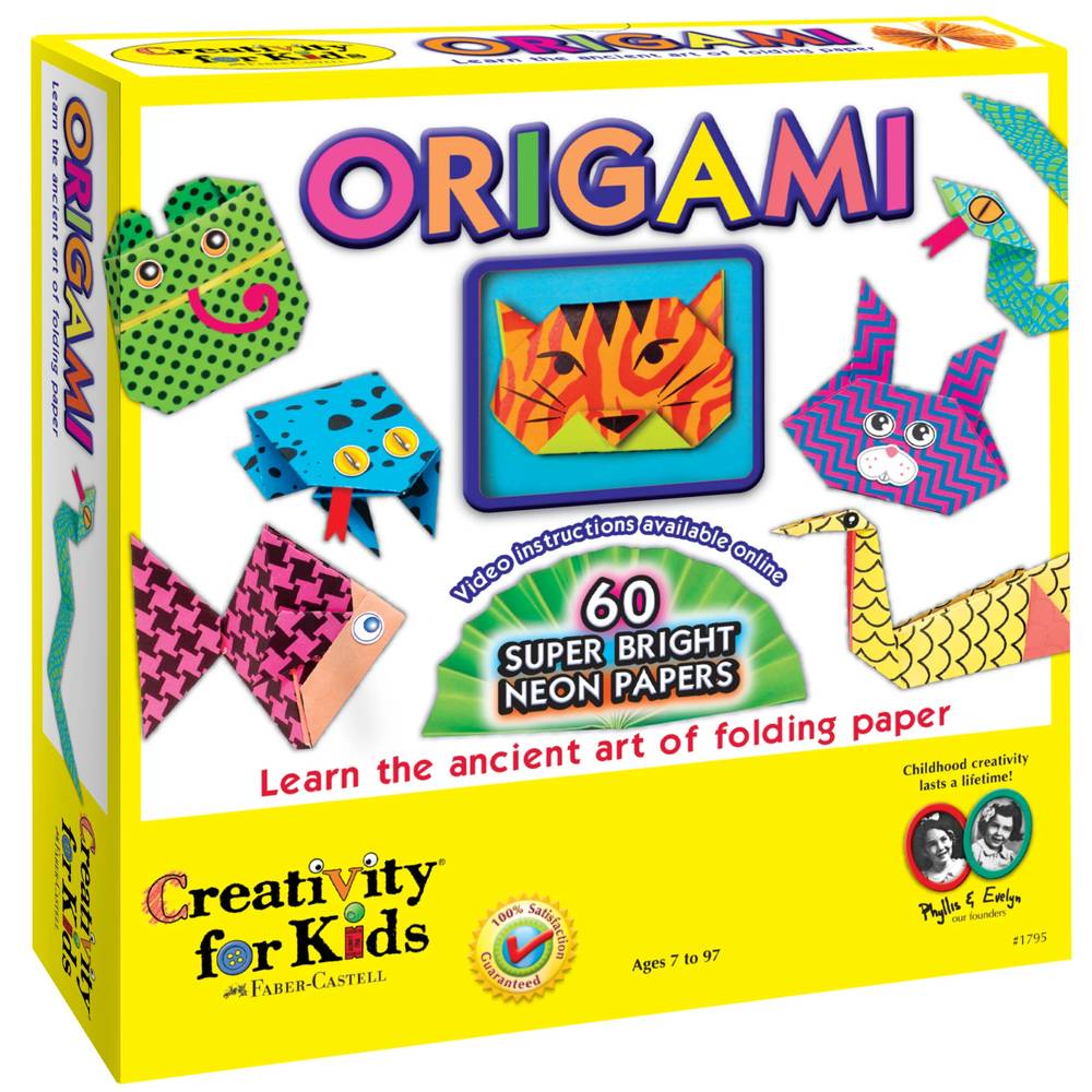 Faber-castell creativity for kids origami neón