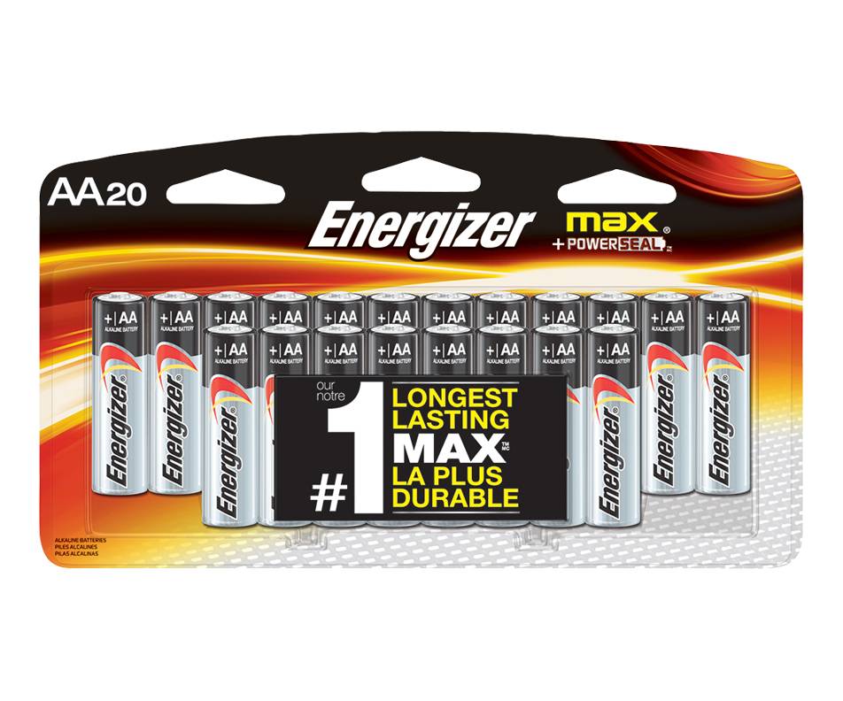 Energizer max piles aa