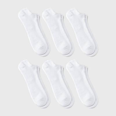 Goodfellow & Co. Men's Odor Resistant No Show Socks, 6-12 , White (6 ct)
