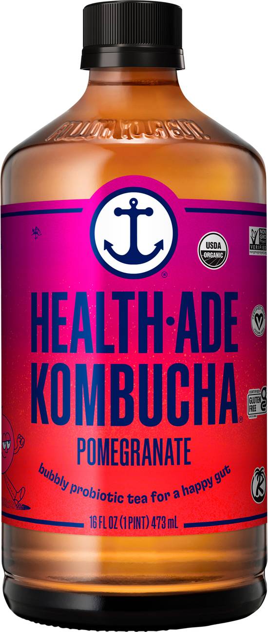 Health-Ade Pomegranate Kombucha Tea (16 fl oz)