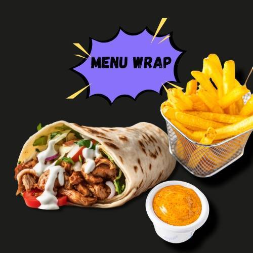 Menu Wrap 🌯 + 🍟