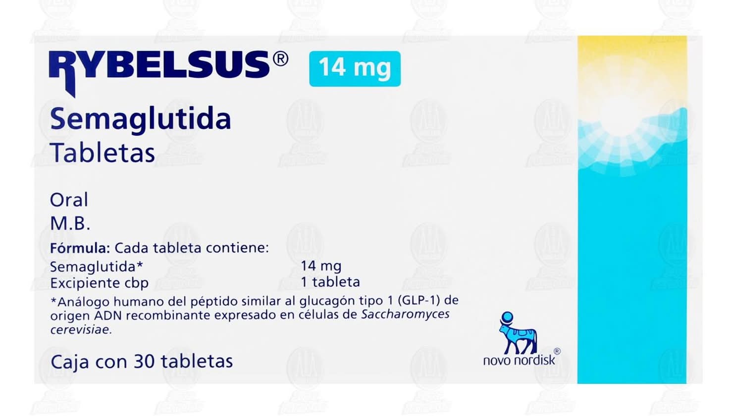semaglutide farmacia guadalajara Rybelsus · Semaglutida tabletas 14 mg (30 un)