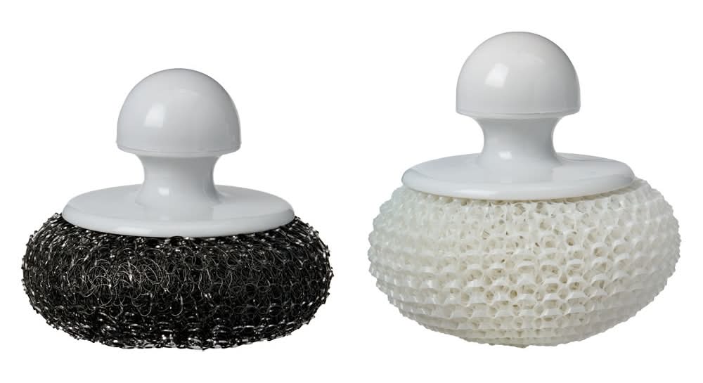 Easy Home Sink Scrubber Hand Saver, Gray