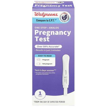 Walgreens One Step Pregnancy Test