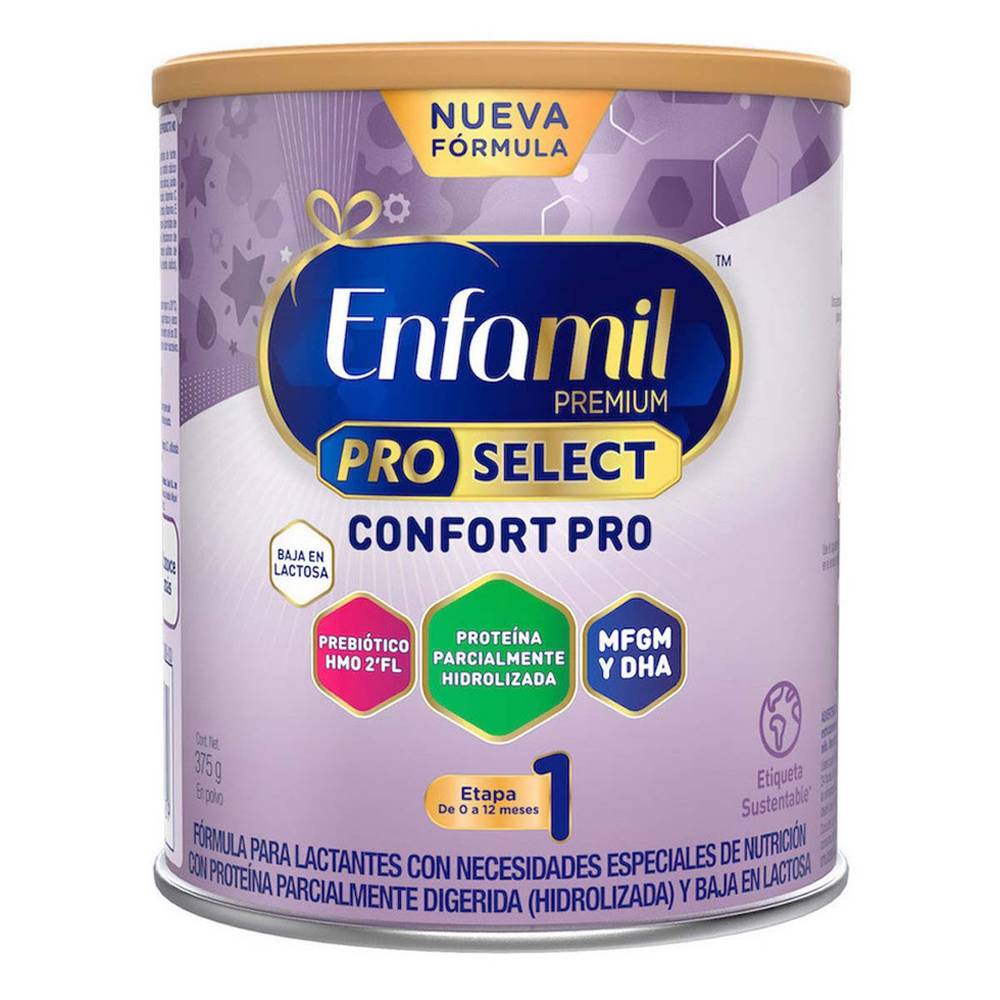 Enfamil · Pro select confort etapa 1 fórmula infantil, 0 a 12 meses (375 g)