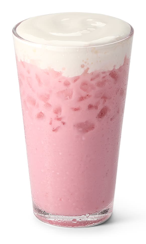 Blush Strawberry Cold Foam Iced Refresher