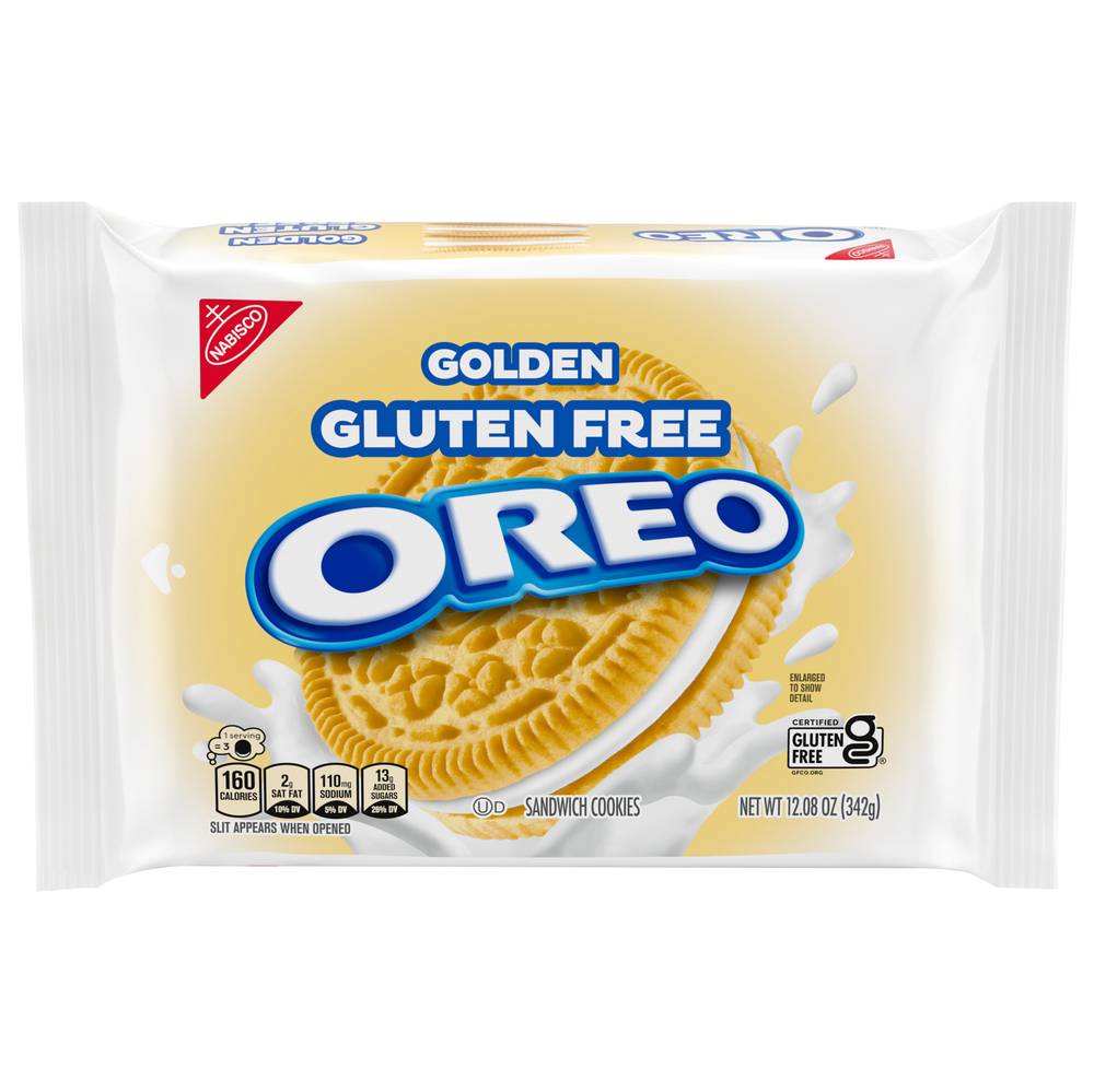 Oreo Golden Gluten Free Sandwich Cookies (12.08 oz)