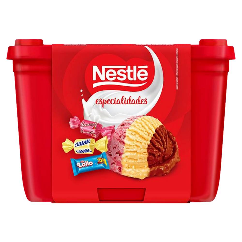 Nestlé sorvete sabor napolitano especialidades (1,5 l)