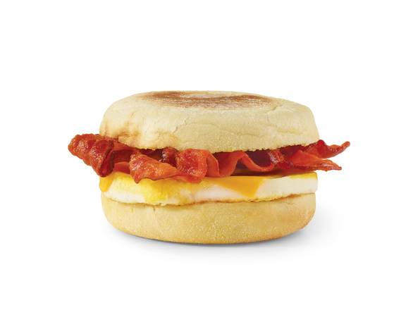 Bacon, Egg & Cheese English Muffin (Cals: 370)