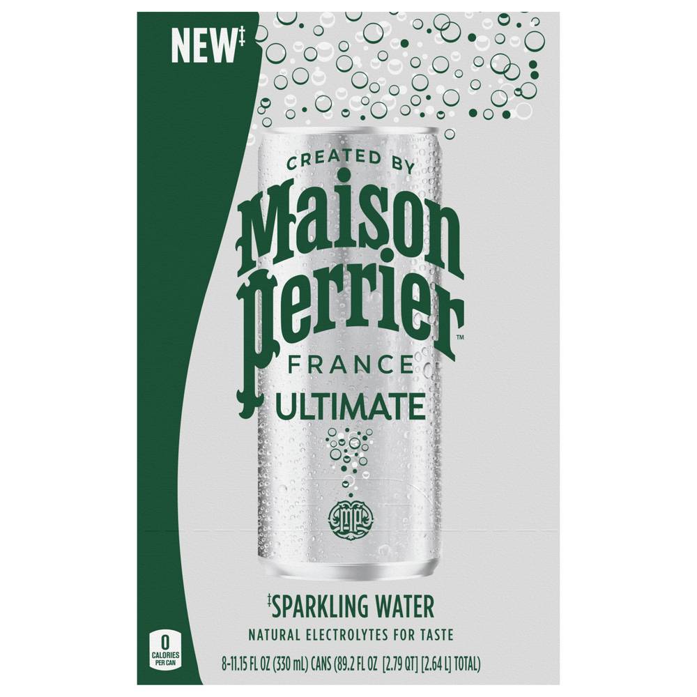 Maison Perrier France Ultimate Sparkling Water (8 ct, 11.15 fl oz)