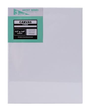 11in x 14in Premium Quality Canvas 3-Count V3