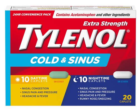 Tylenol Cold & Sinus Day / Night 10+10 Caplets (20 units)