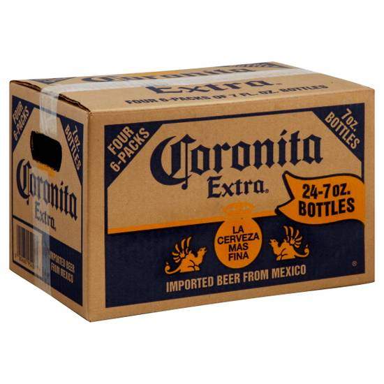 Corona Extra Mini Beer Bottles (24 ct, 7 fl oz)