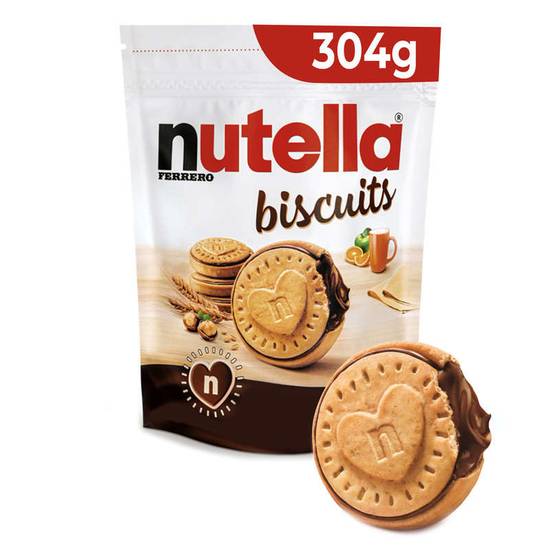 Biscuit fourré à la pâte à tartiner chocolat noisette Nutella 304g