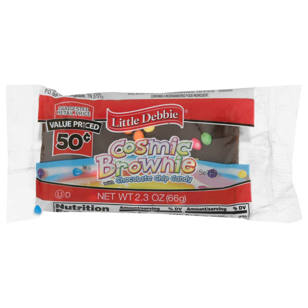 Little Debbie Cosmic Brownie With Chocolate Chip Candy (2.3 oz)