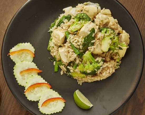 Vegetarian Fried Brown Rice Lunch