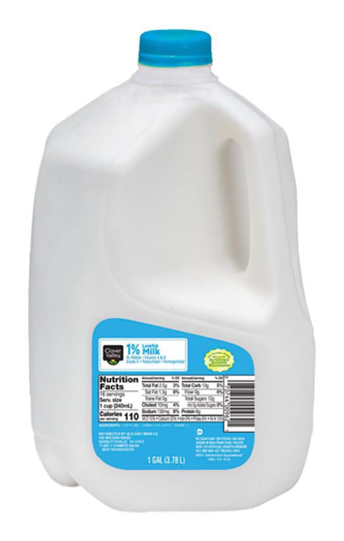 Clover Valley Milk 1% Gallon