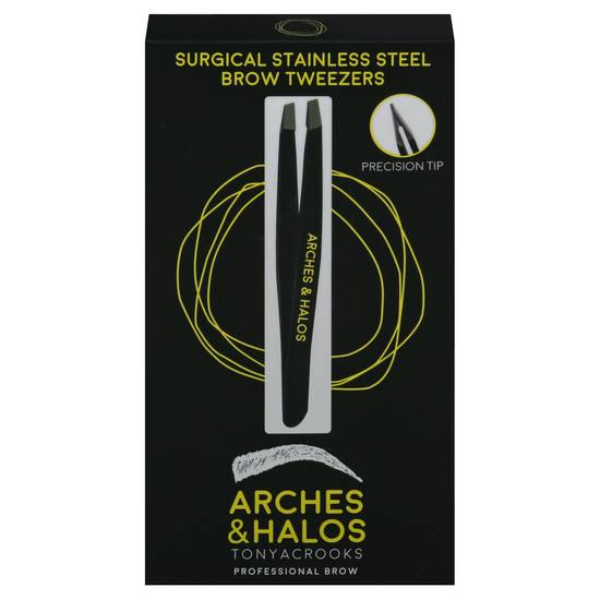 Arches & Halos Surgical Stainless Steel Brow Tweezers