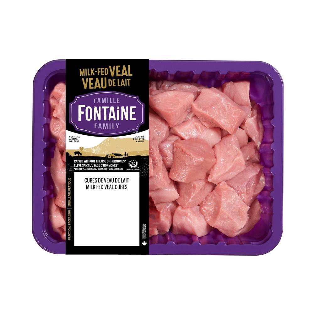 Fontaine Family Diced Milk-Fed Veal, 1.3 Kg