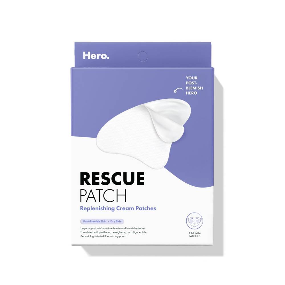 Hero Rescue Patch Replenishing Cream Patches (6 ct)