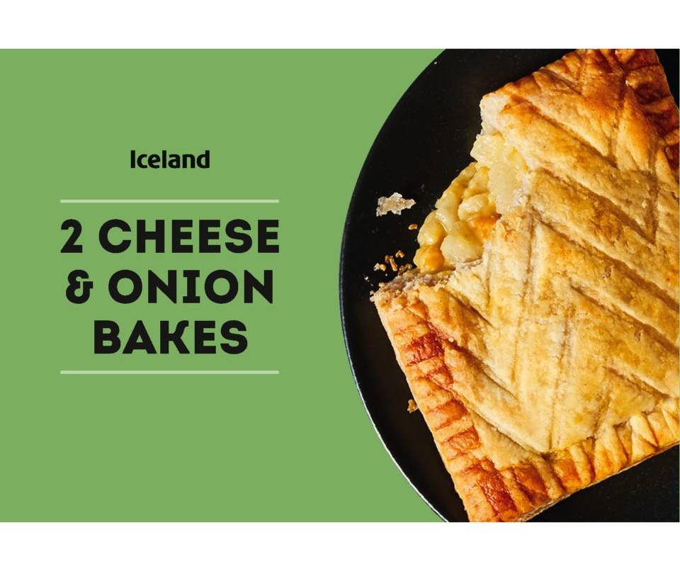 Iceland Cheese & Onion Bakes (2 pack)