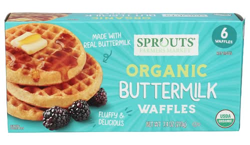 Sprouts Organic Buttermilk Waffles
