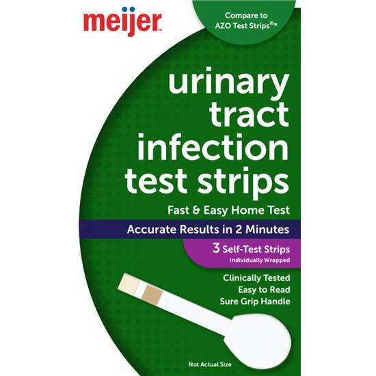 Meijer Urinary Tract Infection Test Strips, 3 ct
