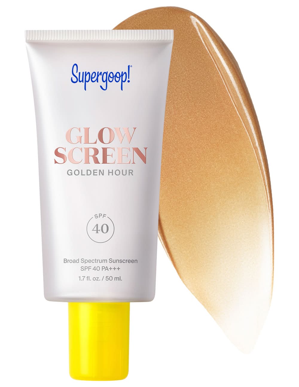 Supergoop! Glowscreen SPF 40 Sunscreen with Hyaluronic Acid + Niacinamide 1.7 oz Golden Hour / 50 mL