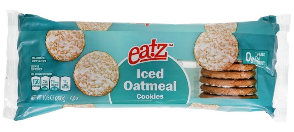 Eatz Iced Oatmeal Cookies (10.5 oz)
