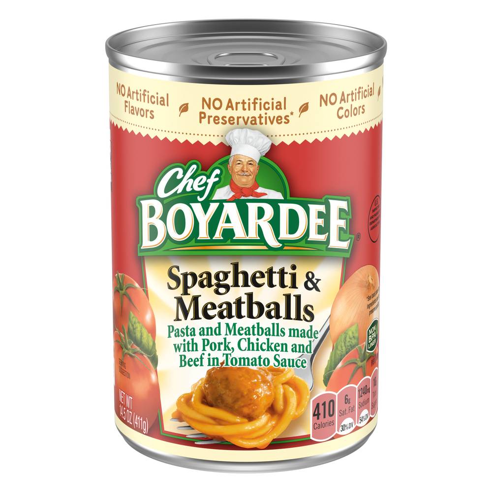 Chef Boyardee Spaghetti and Meatballs