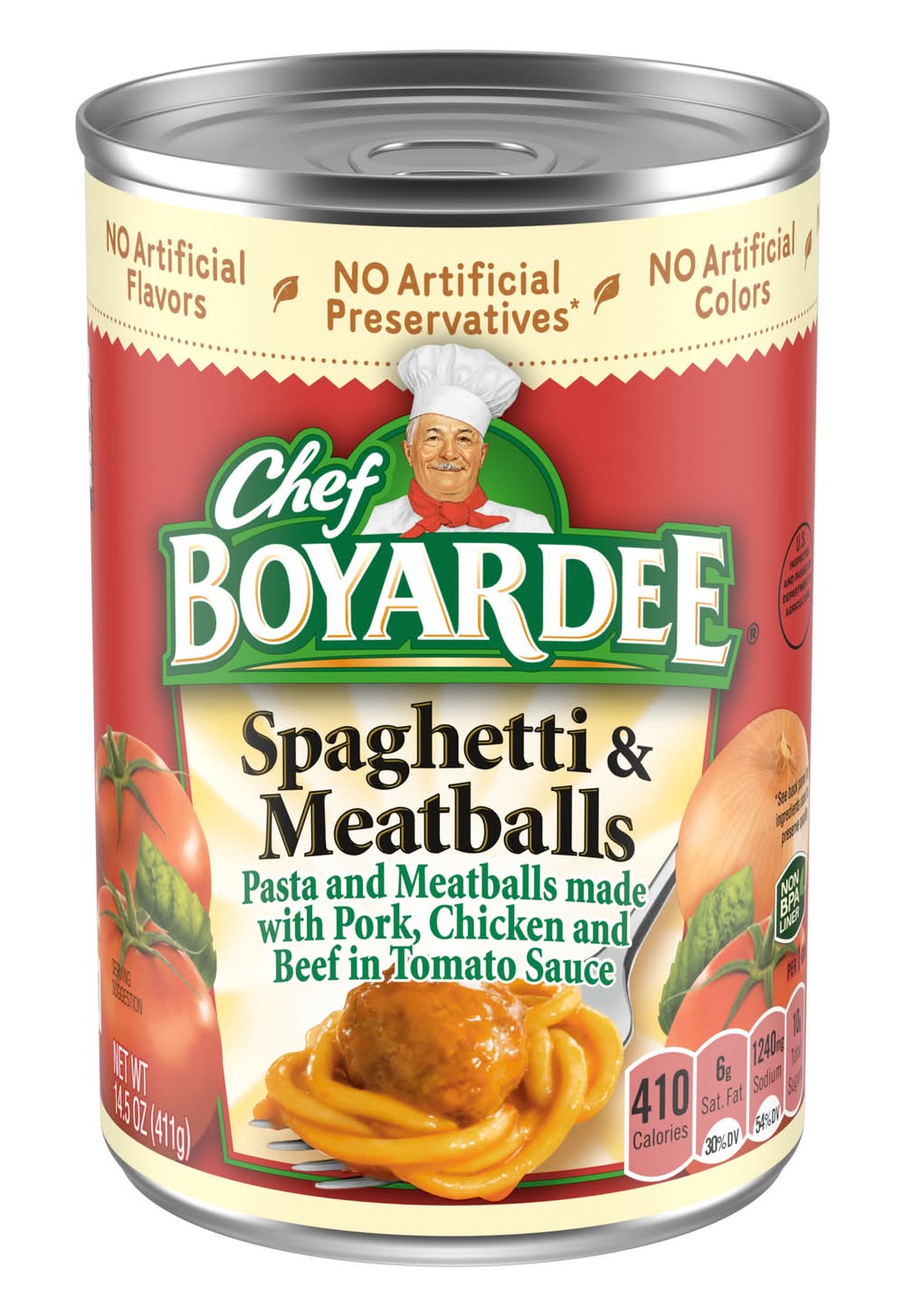 Chef Boyardee Spaghetti & Meatballs in Tomato Sauce (14.5 oz)