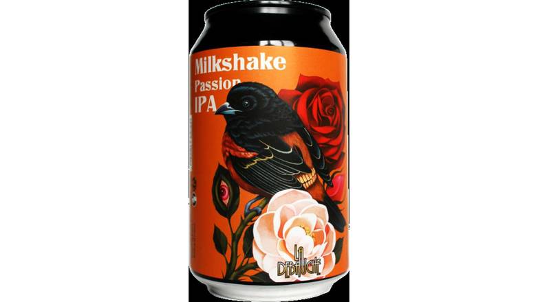 LA DEBAUCHE Bière milkshake passion ipa 5,7%vol La bouteille de 33cl