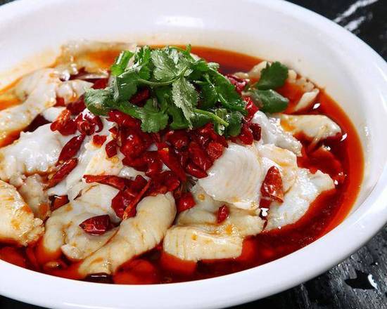 Spicy Boiled Fish w/ Rice 香辣水煮魚飯