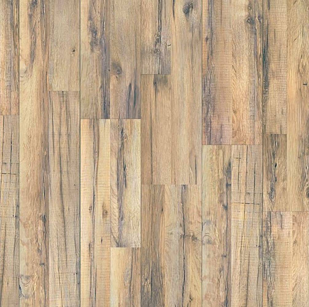 Style Selections Tavern Oak 8-mm T x 7-in W x 50-in L Wood Plank Laminate Flooring (21.44-sq ft / Carton) | D3452