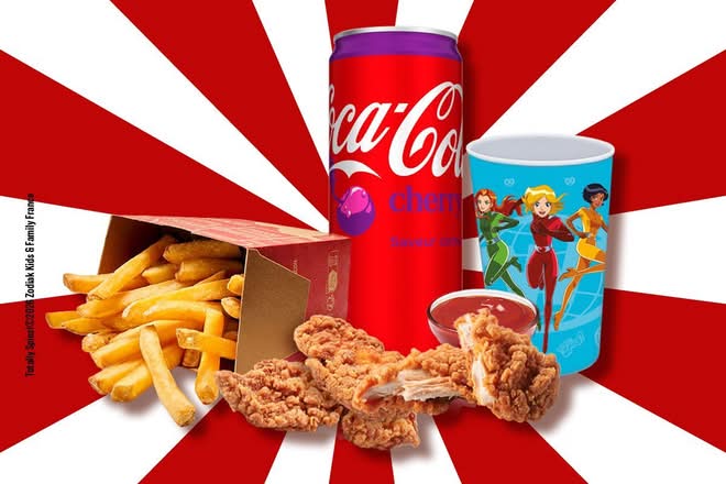 Menu Tenders Totally spies!🍗 🍟