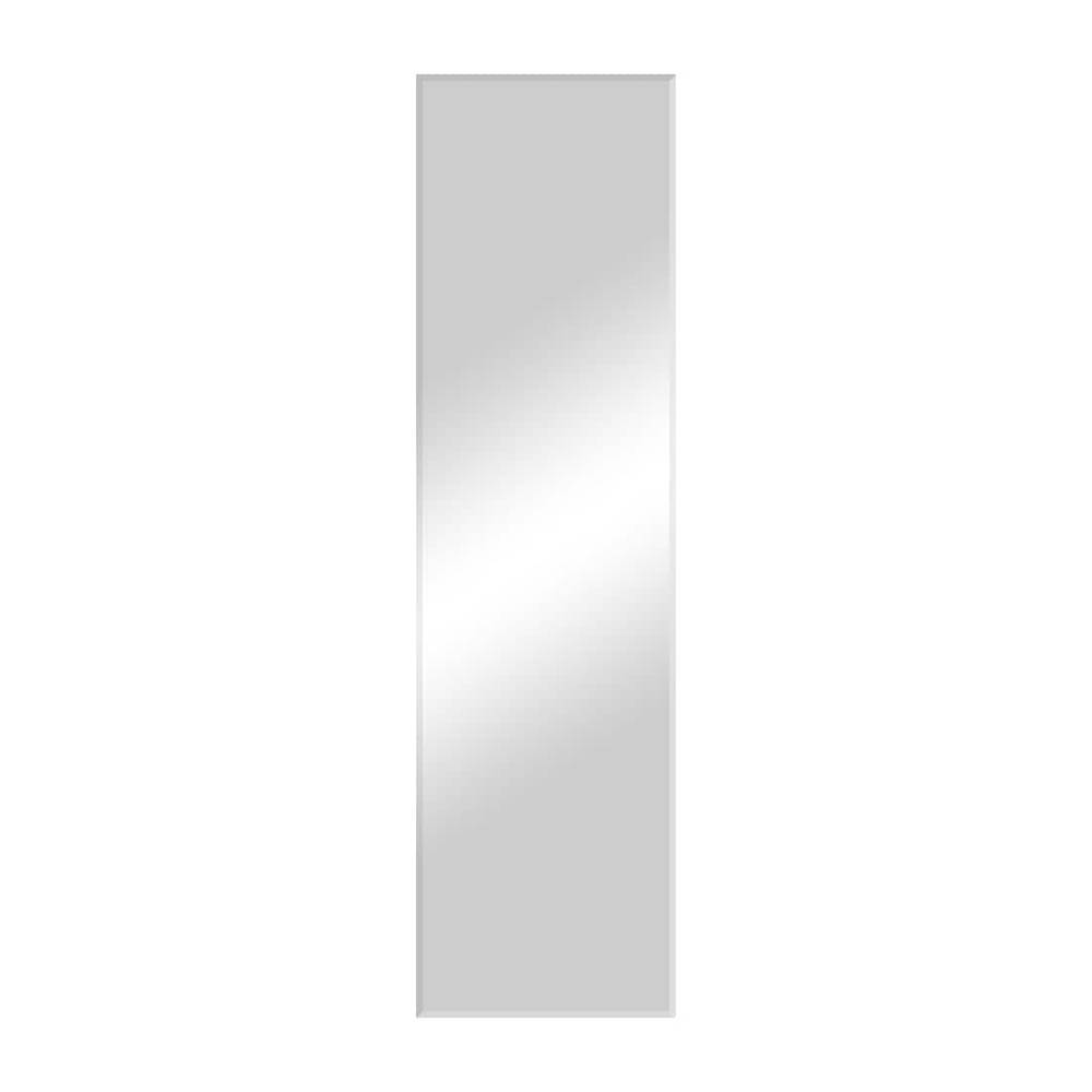 Project Source 0.125-in W x 58-in H Silver Beveled Frameless Full Length Wall Mirror | 26068