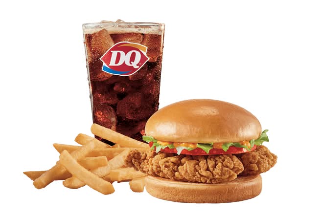 FlameThrower® Chicken Strip Sandwich Combo