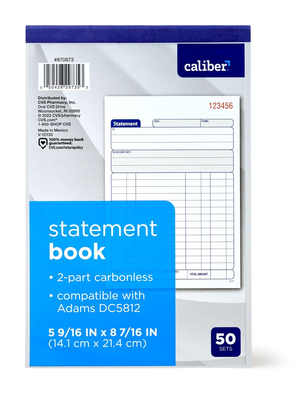 Adams Statement Book (172 g)