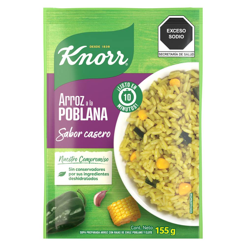 Knorr · Arroz a la poblana (155 g)