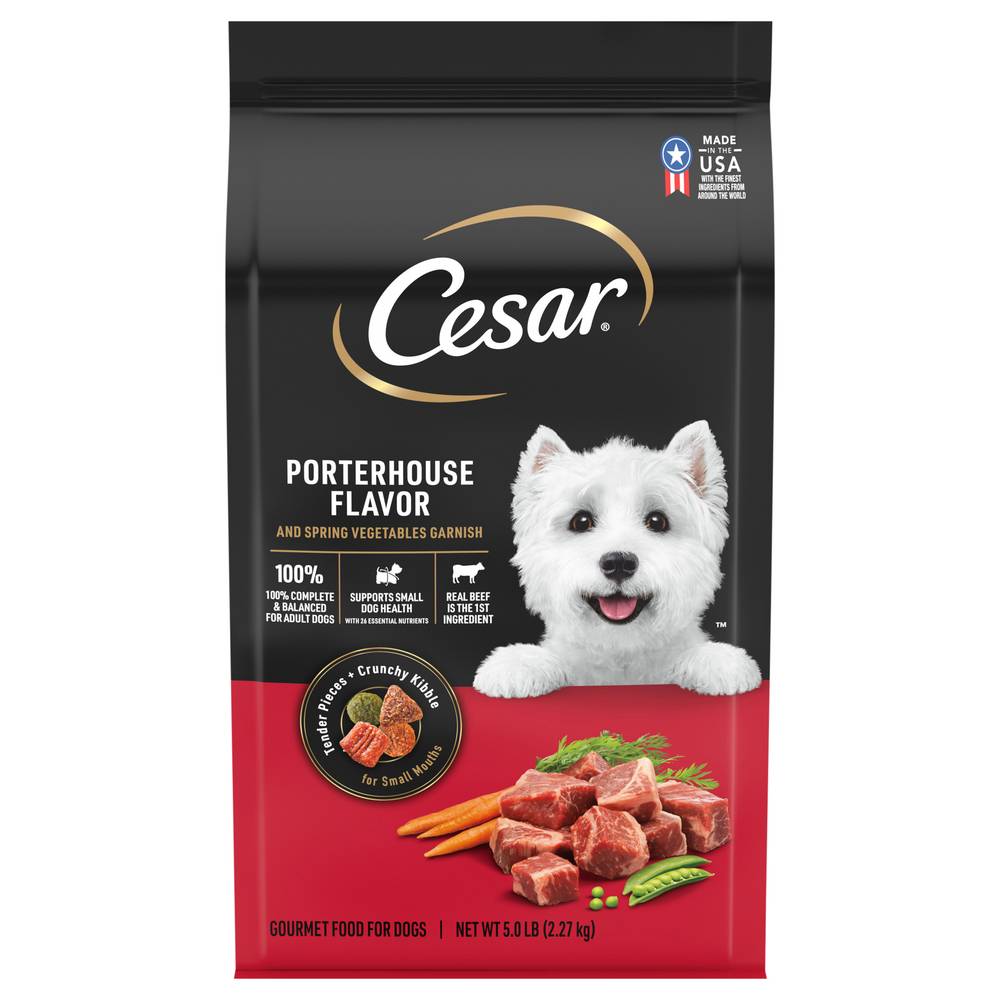 Cesar Porterhouse Flavor Gourmet Food For Dogs