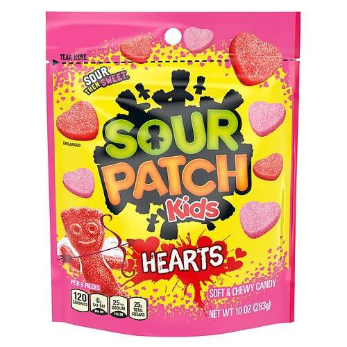 Order Sour Patch Valentine's Hearts Bag - 10.0 oz food online from Walgreens store, Kingman on bringmethat.com