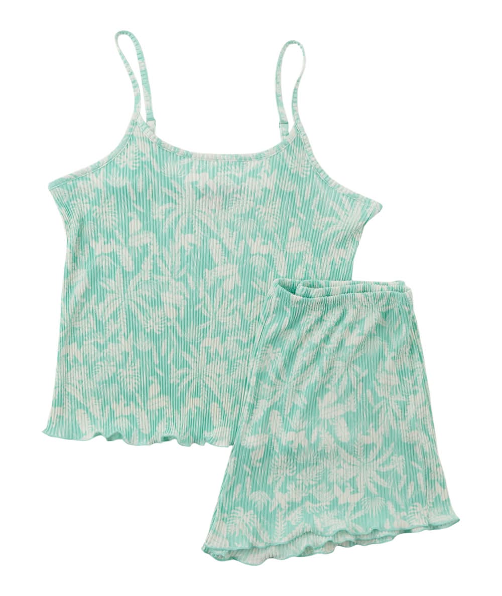 Pyjama froissé avec boxeur Carisma pour femmes, 2 pièces (Grand, Abstrait ver LT AB1)