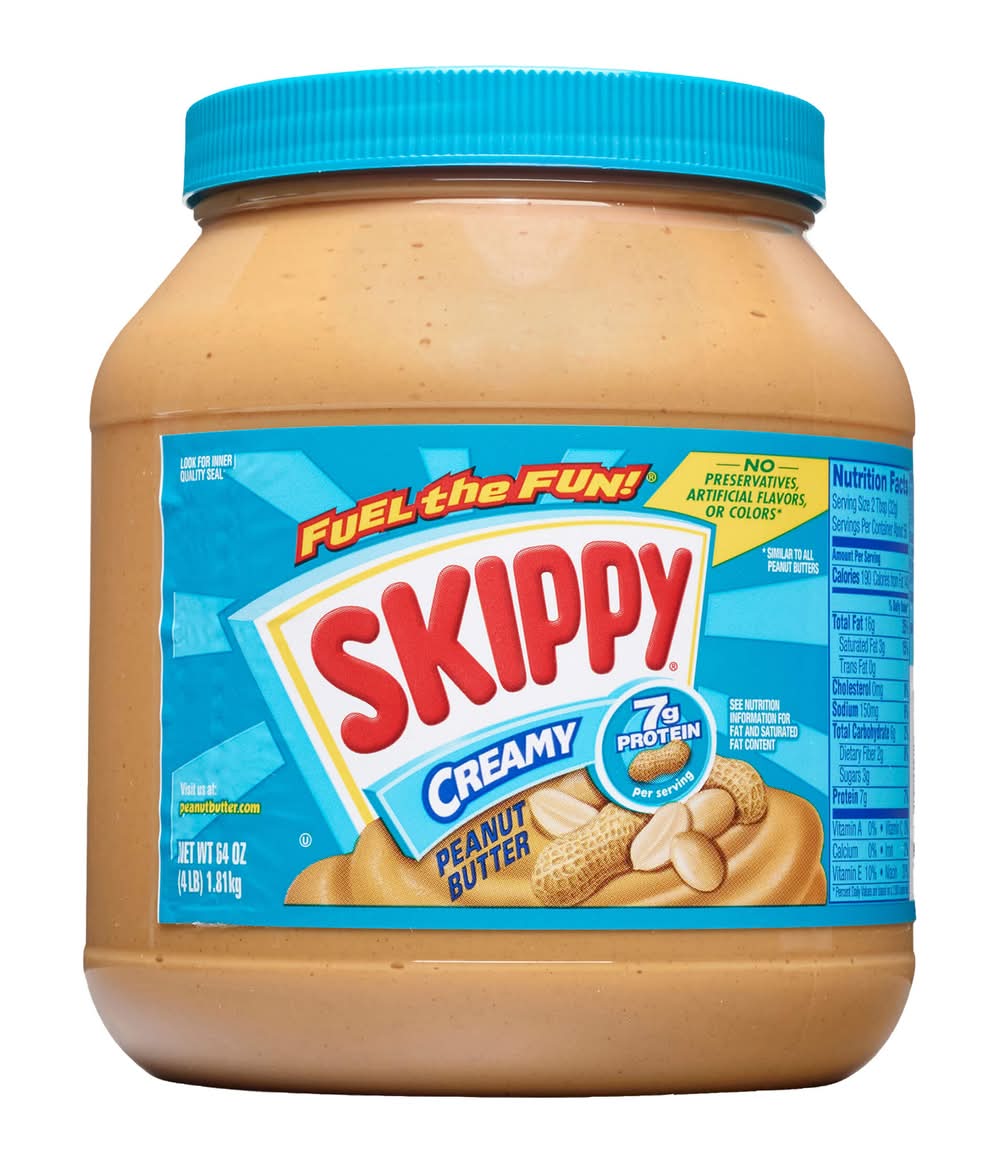 Skippy Creamy Peanut Butter (64 oz)