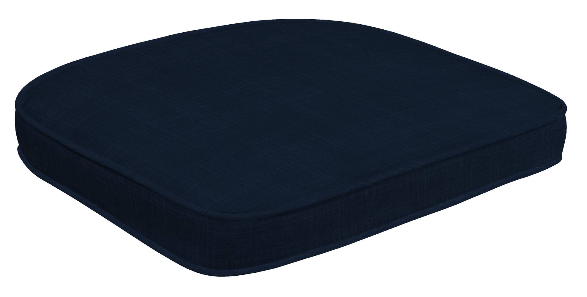 Style Selections Lola 18-in x 21-in Navy Patio Chair Cushion | 21310S-108B207