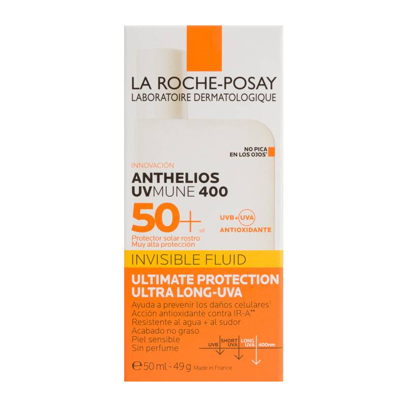 La roche-posay protector solar fluido invisible fps 50+