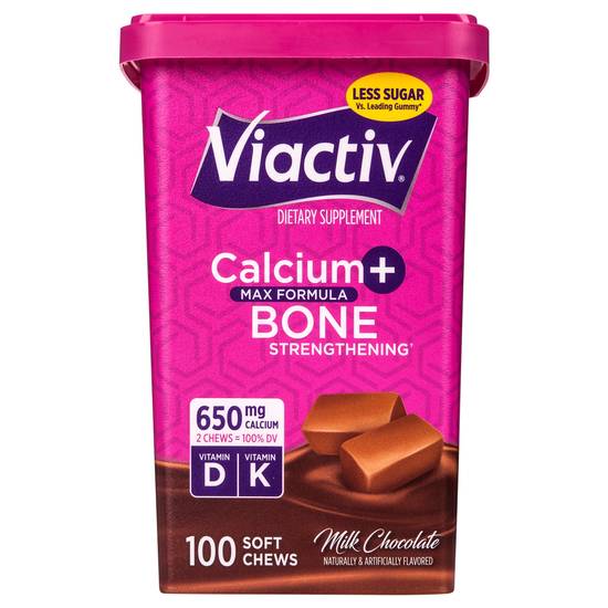 Viactiv Calcium Milk Chocolate Supplement Soft Chews (100 ct)