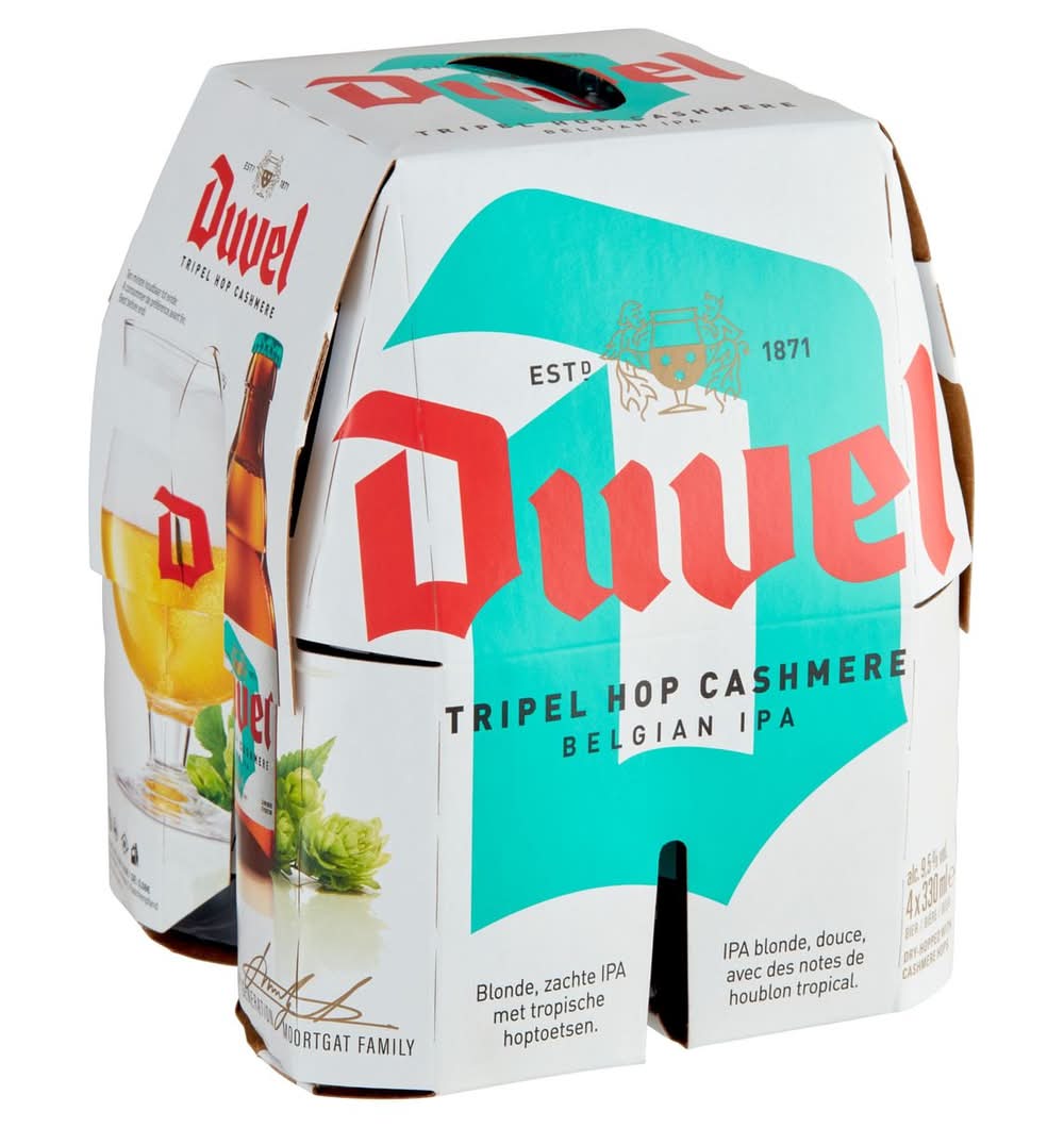 Duvel Tripel Hop Cashmere Belgian IPA 4 x 330 ml