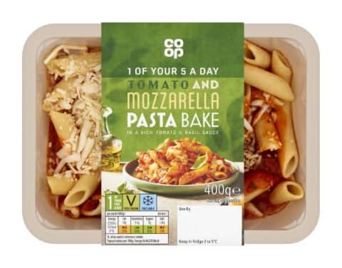 CO OP TOMATO & MOZZARELLA PENNE 400G